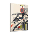 Modern F1 Car Acrylic Print — Geometric Motorsport Wall Art (French Cleat)