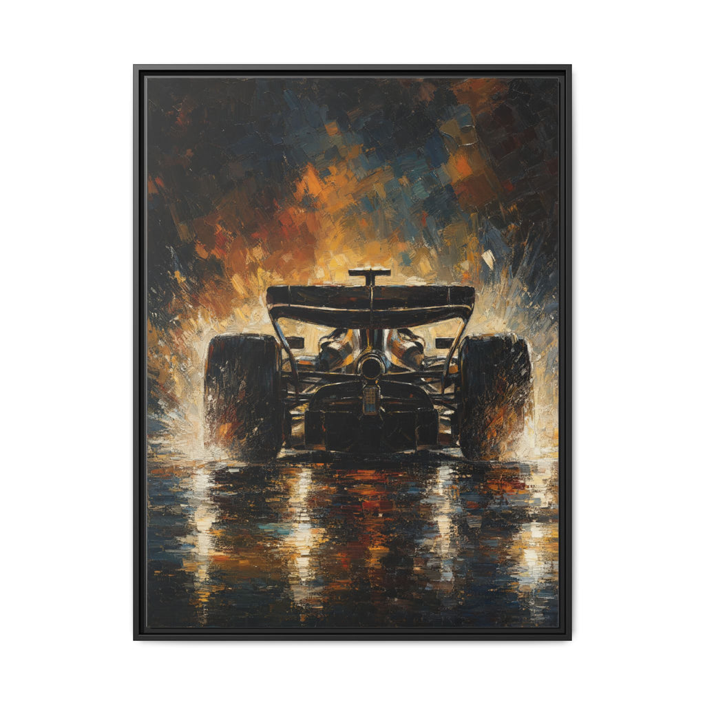 Formula One Canvas Print — Framed Matte Motorsport Wall Art