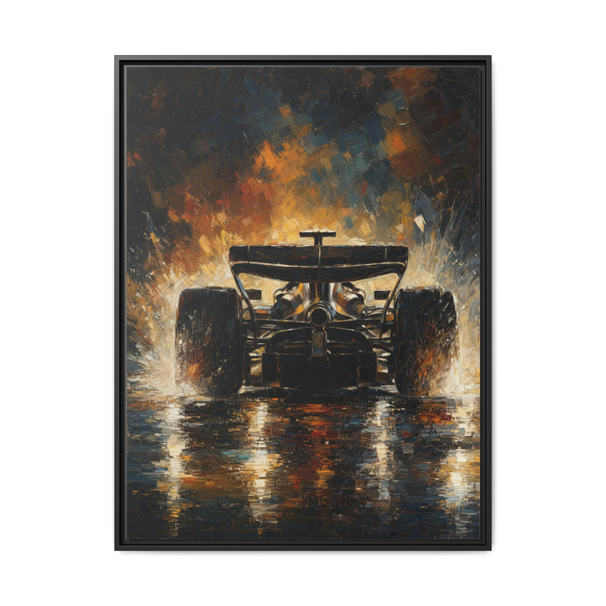 Formula One Canvas Print — Framed Matte Motorsport Wall Art