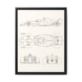 The Apex Machine — Blueprint (Framed Canvas Print)