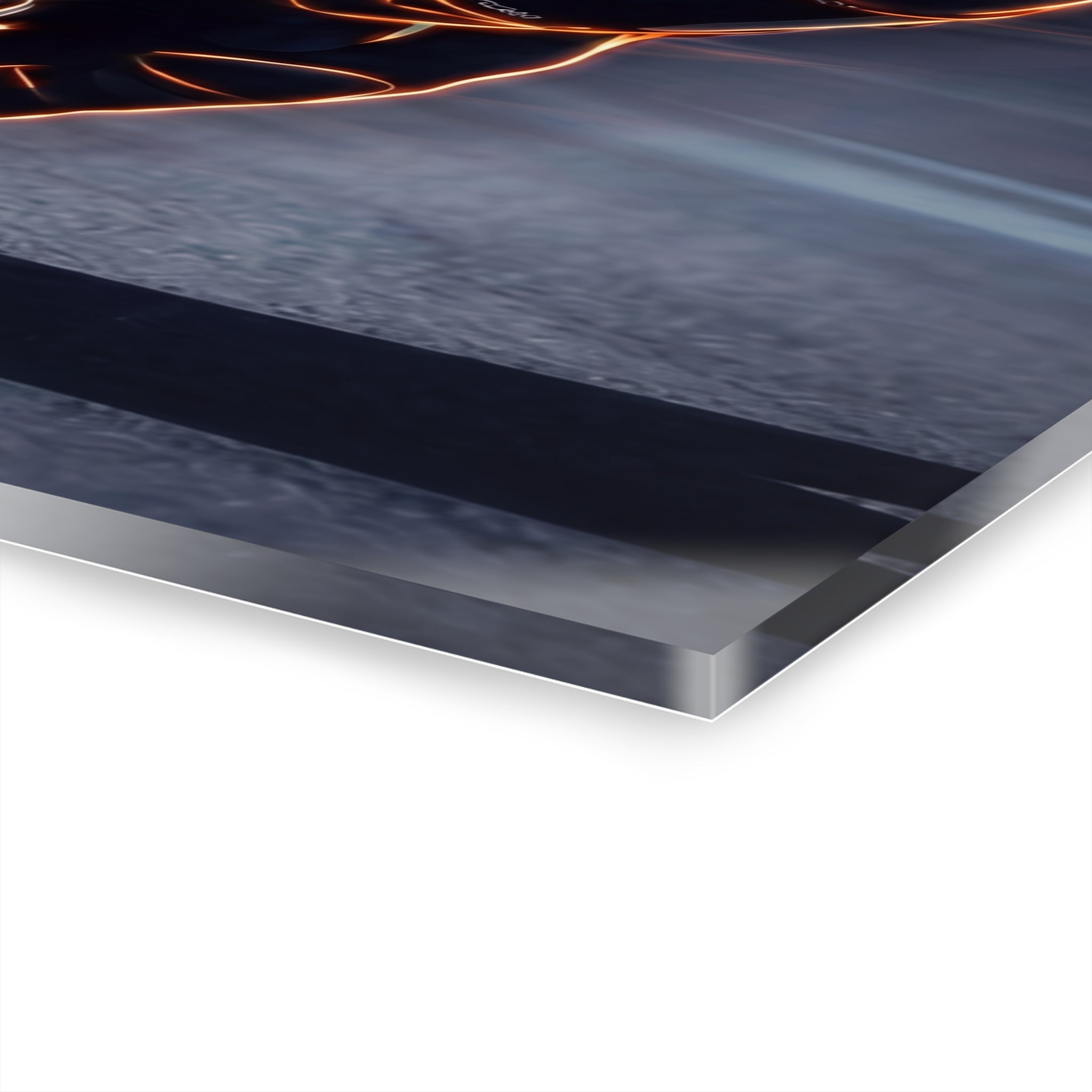 Neon Racing Wall Art Acrylic Print - (French Cleat)