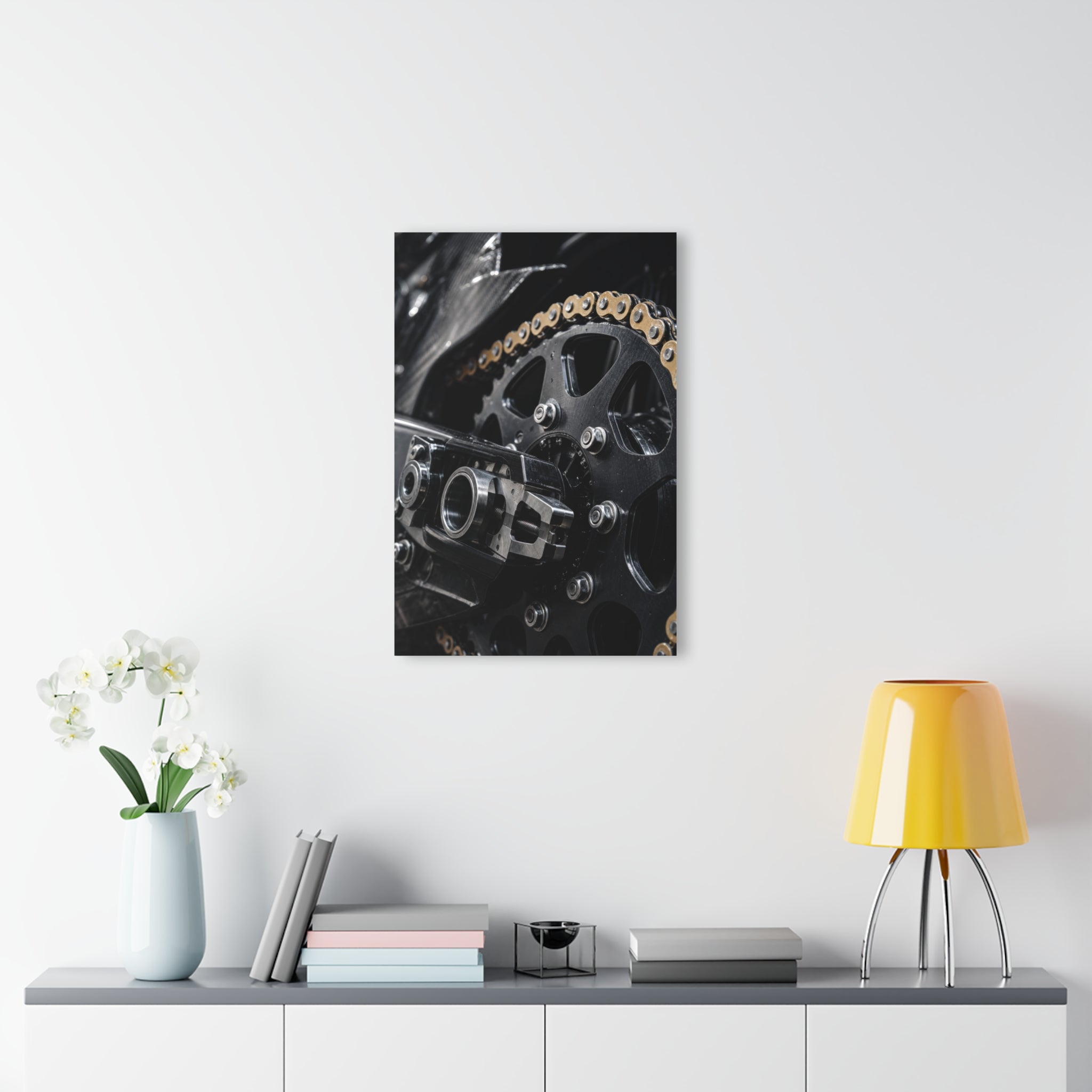 Chained-Up Acrylic Print (French Cleat Hanging)