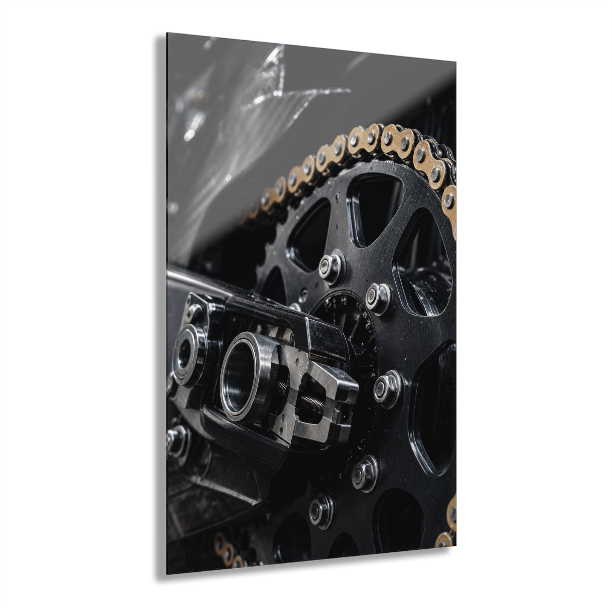 Chained-Up Acrylic Print (French Cleat Hanging)
