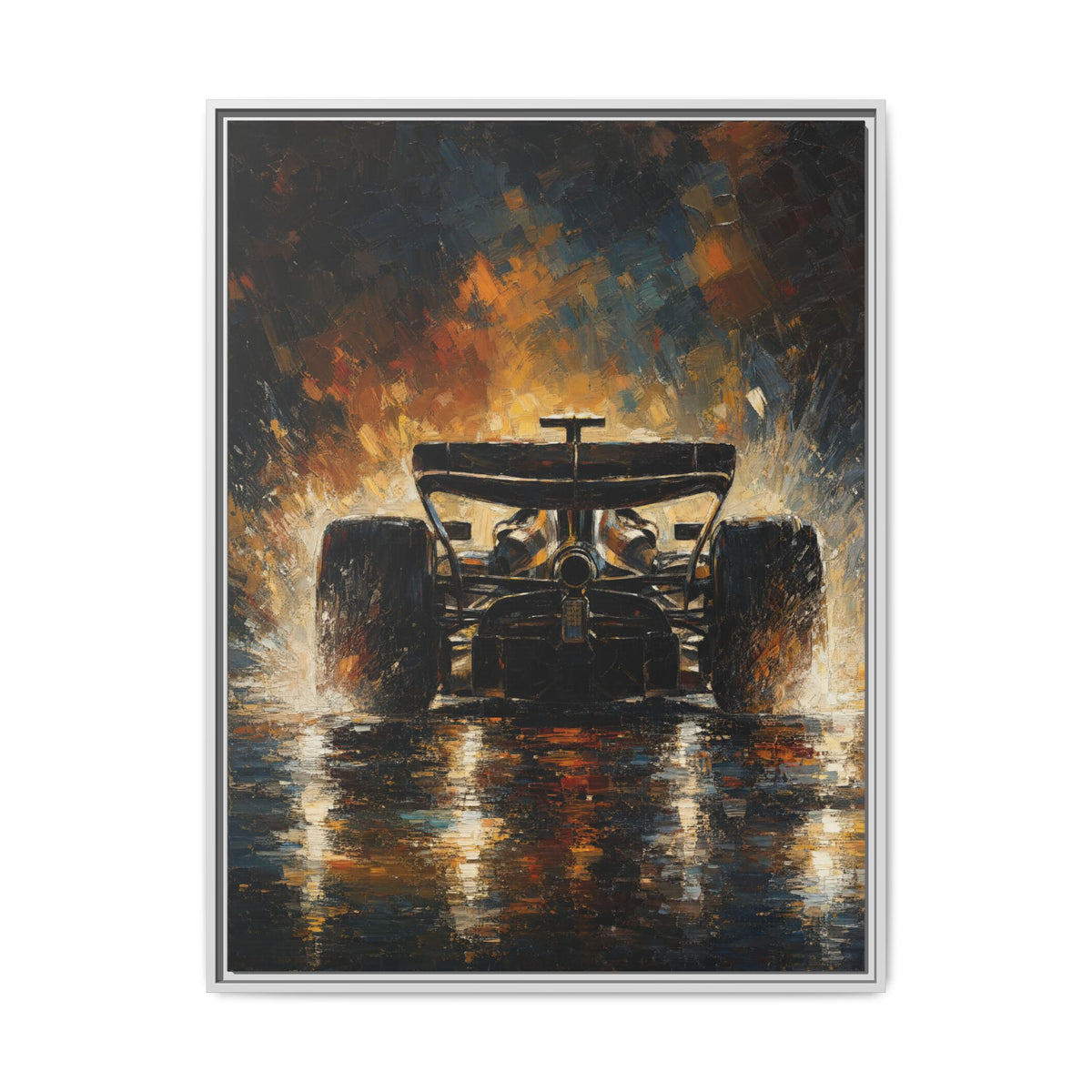 Formula One Canvas Print — Framed Matte Motorsport Wall Art