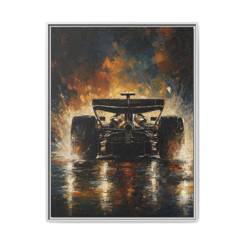 Formula One Canvas Print — Framed Matte Motorsport Wall Art