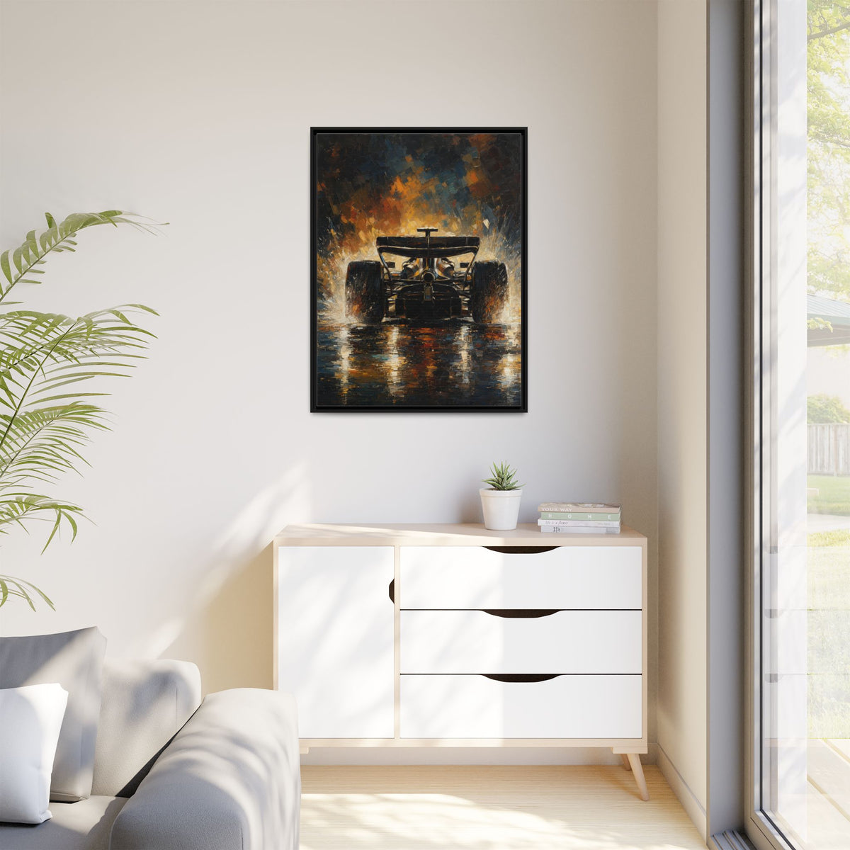 Formula One Canvas Print — Framed Matte Motorsport Wall Art