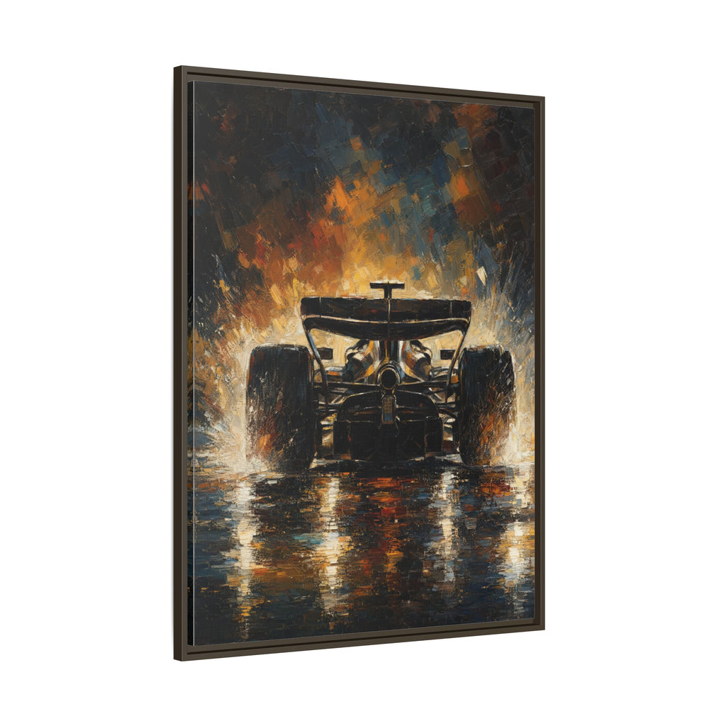 Formula One Canvas Print — Framed Matte Motorsport Wall Art