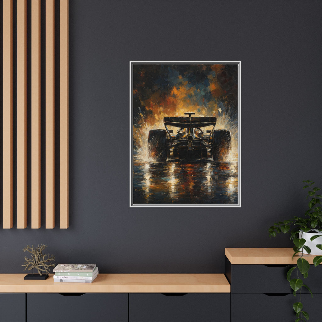Formula One Canvas Print — Framed Matte Motorsport Wall Art