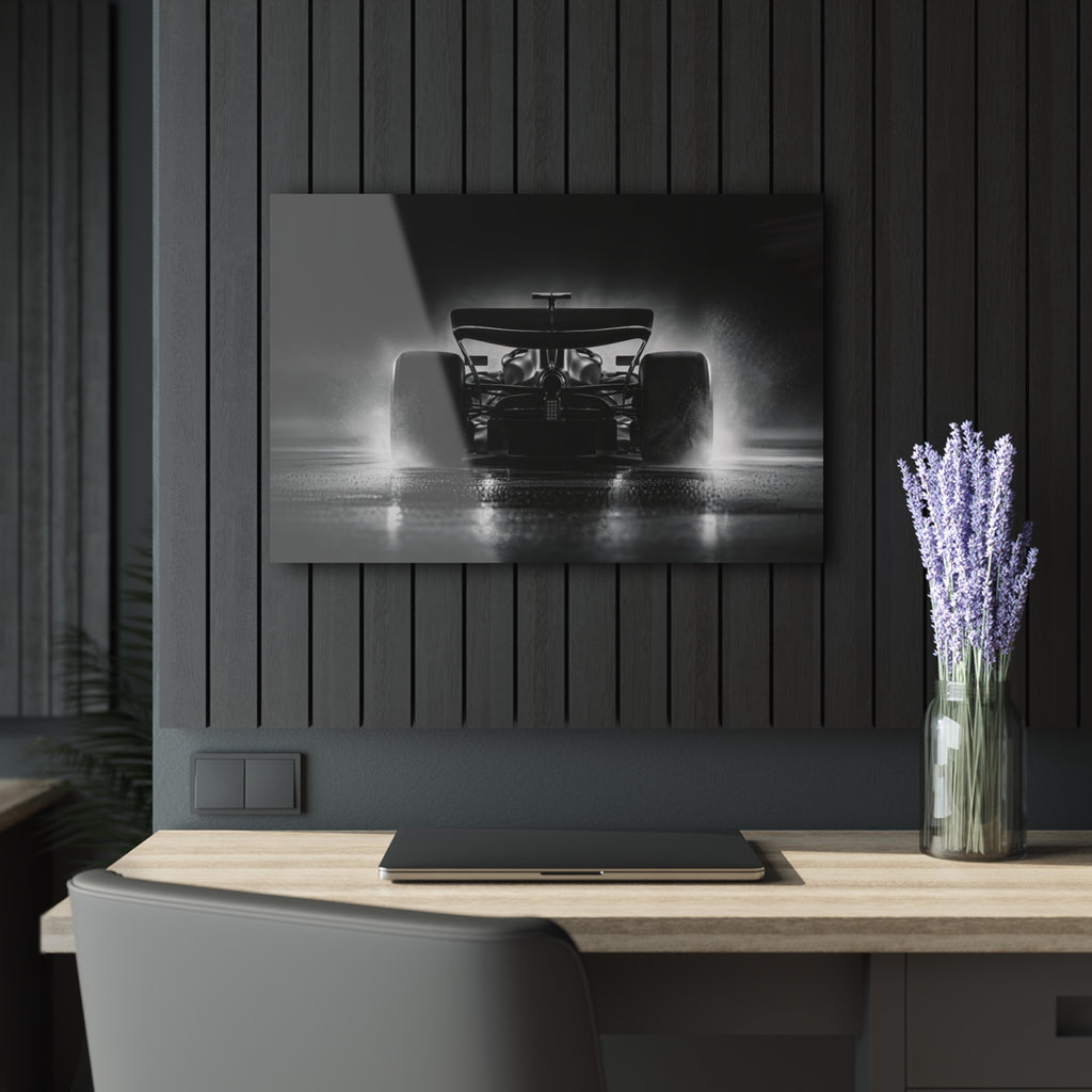 "The Apex Machine — Rain" (Acrylic Print)