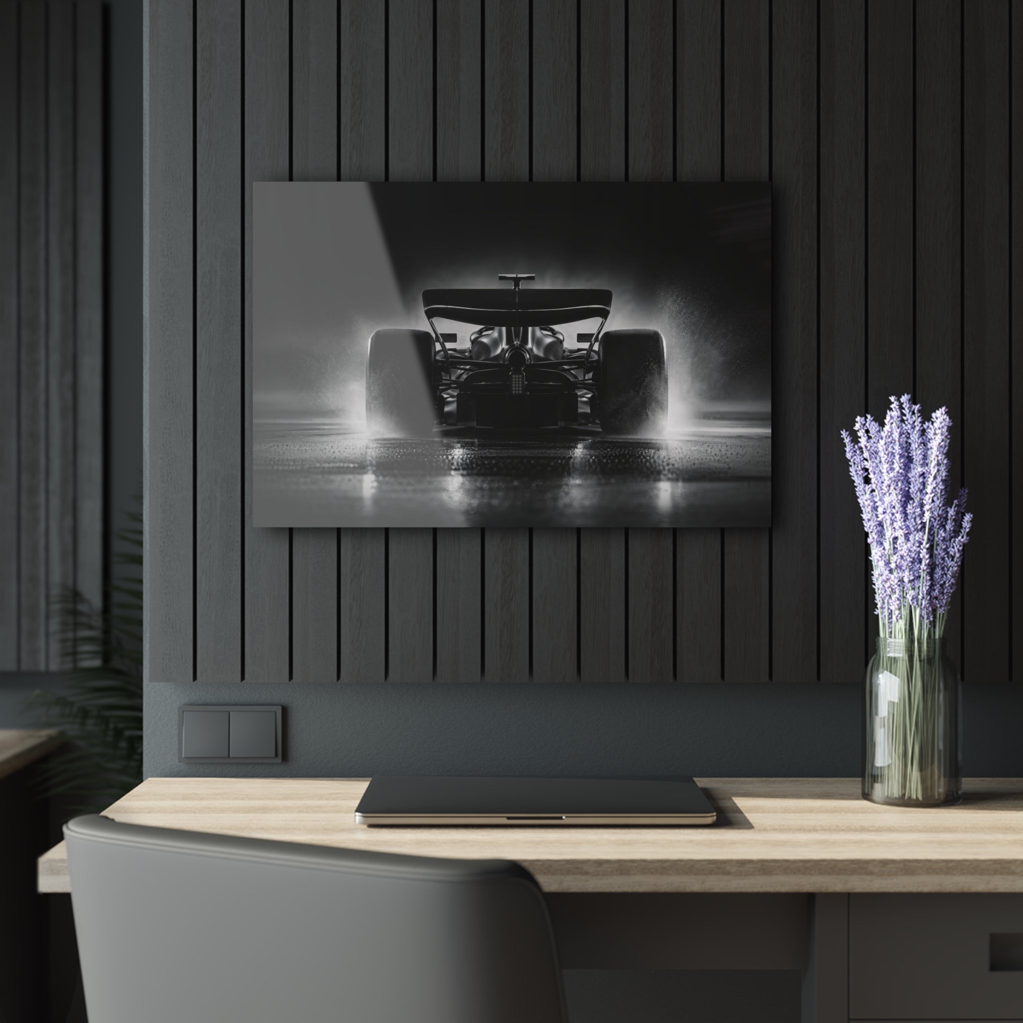 "The Apex Machine — Rain" (Acrylic Print)