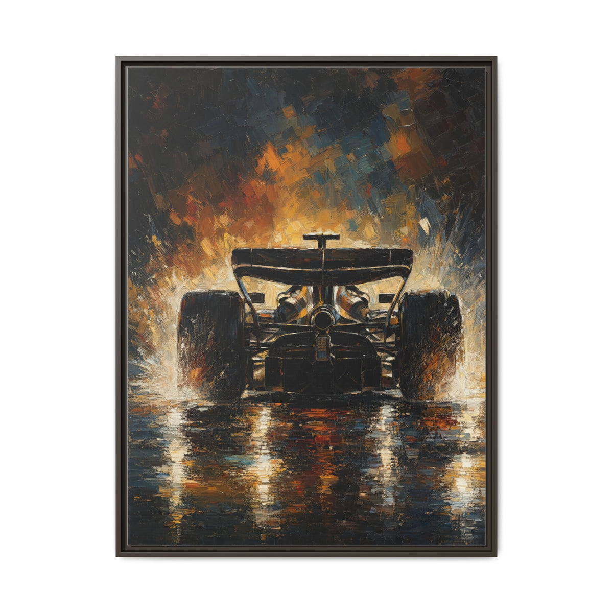 Formula One Canvas Print — Framed Matte Motorsport Wall Art