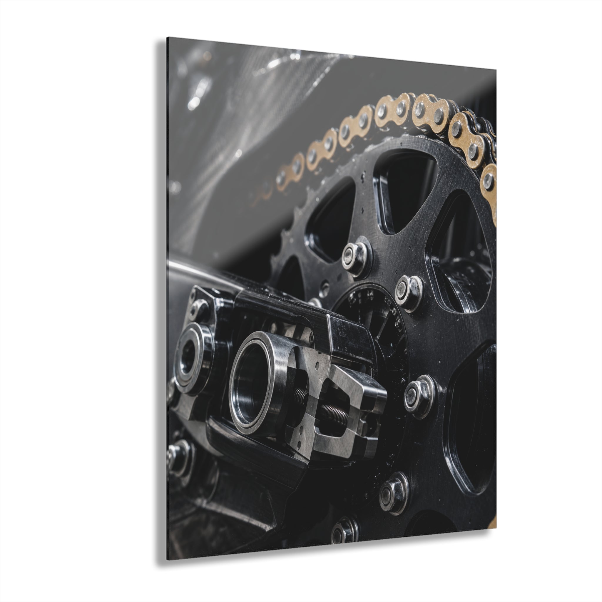 Chained-Up Acrylic Print (French Cleat Hanging)