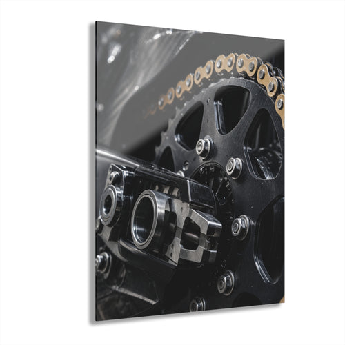Chained-Up Acrylic Print (French Cleat Hanging)
