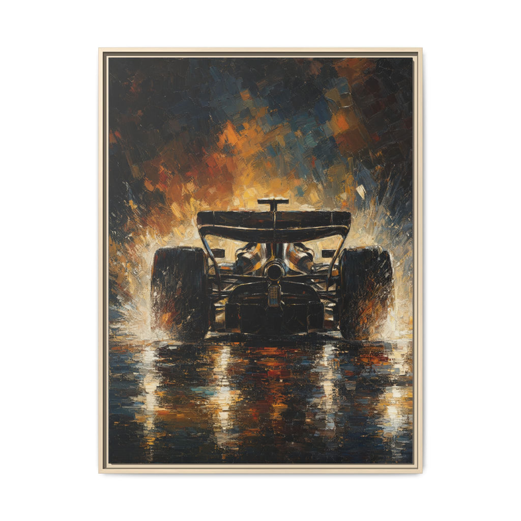 Formula One Canvas Print — Framed Matte Motorsport Wall Art