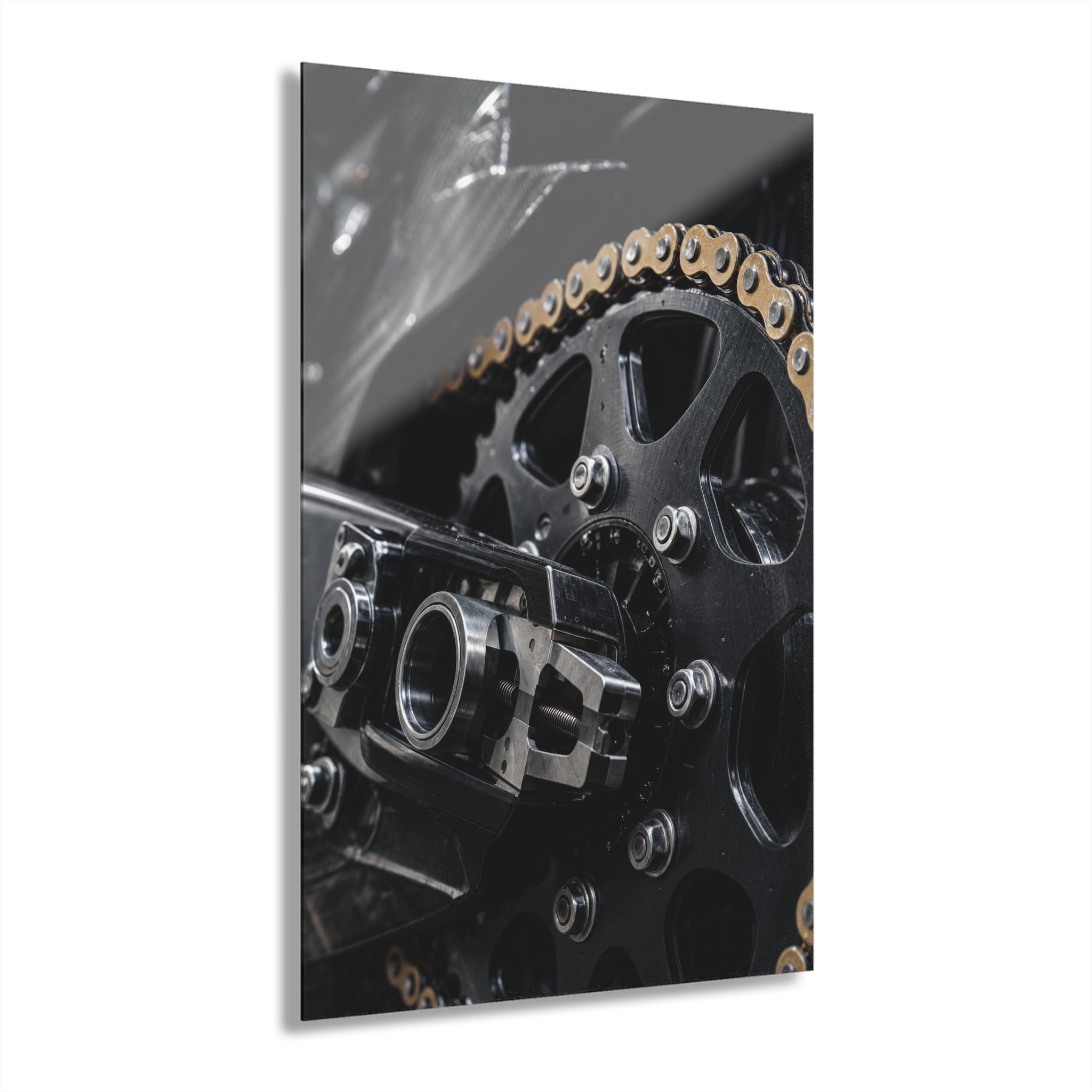 Chained-Up Acrylic Print (French Cleat Hanging)